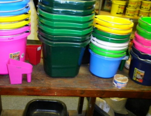 Supplies – More Buckets